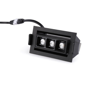 Foco lineal LED empotrable 6W - Orientable - UGR18 - CRI90 - Chip OSRAM - 2800K - Barcelona Led-
