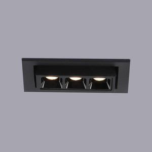Foco lineal LED empotrable 6W - Orientable - UGR18 - CRI90 - Chip OSRAM - 2800K - Barcelona Led-
