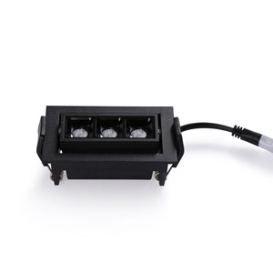 Foco lineal LED empotrable 6W - Orientable - UGR18 - CRI90 - Chip OSRAM - 2800K - Barcelona Led-