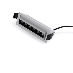 Foco lineal LED empotrable 10W - Orientable - UGR18 - CRI90 - Chip OSRAM - 2800K - Barcelona Led-