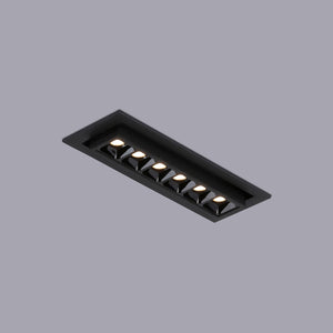 Foco lineal LED empotrable 10W - Orientable - UGR18 - CRI90 - Chip OSRAM - 2800K - Barcelona Led-