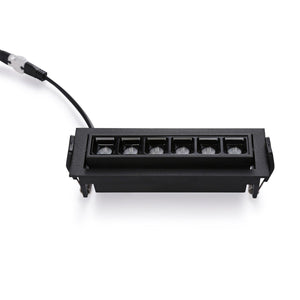 Foco lineal LED empotrable 10W - Orientable - UGR18 - CRI90 - Chip OSRAM - 2800K - Barcelona Led-