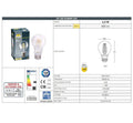 Żarówka LED E27 - 6,5W - Fumagalli - 2700K 3