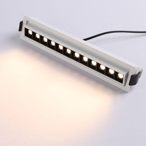 Foco lineal LED empotrable 20W - Orientable - UGR18 - CRI90 - Chip OSRAM - 2800K - Barcelona Led-