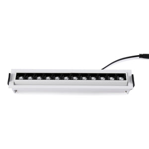 Foco lineal LED empotrable 20W - Orientable - UGR18 - CRI90 - Chip OSRAM - 2800K - Barcelona Led-