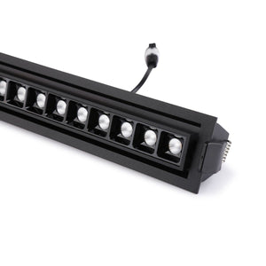 Foco lineal LED empotrable 20W - Orientable - UGR18 - CRI90 - Chip OSRAM - 2800K - Barcelona Led-