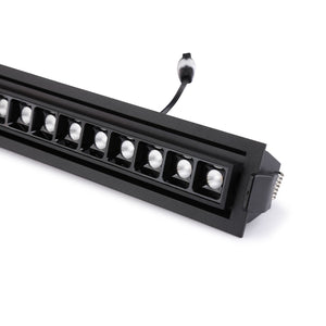 Foco lineal LED empotrable 20W - Orientable - UGR18 - CRI90 - Chip OSRAM - 2800K (9)