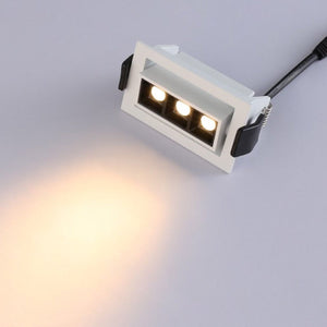 Foco lineal LED empotrable 6W - Orientable - UGR18 - CRI90 - Chip OSRAM - 2800K - Barcelona Led-