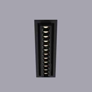 Foco lineal LED empotrable 20W - Orientable - UGR18 - CRI90 - Chip OSRAM - 2800K (13)