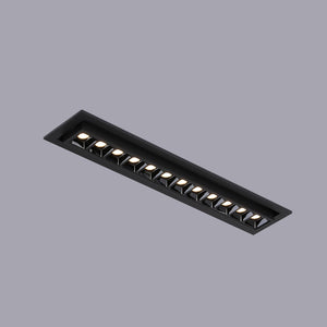 Foco lineal LED empotrable 20W - Orientable - UGR18 - CRI90 - Chip OSRAM - 2800K (14)