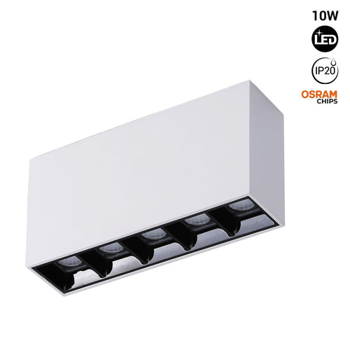 Linear LED surface light - 10W - UGR18 - CRI90 - OSRAM Chip
