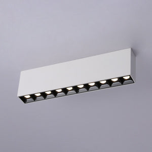 Foco lineal LED superficie color blanco - 20W - UGR18 - CRI90 - Chip OSRAM - Barcelona Led-