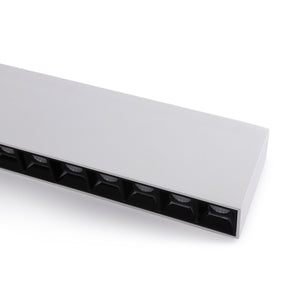 Foco lineal LED superficie color blanco - 20W - UGR18 - CRI90 - Chip OSRAM (7)