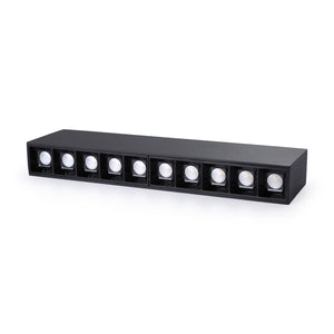 Foco lineal LED superficie color negro - 20W - UGR18 - CRI90 - Chip OSRAM (7)