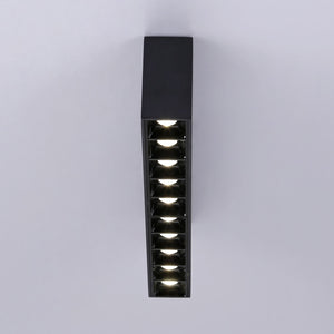 Foco lineal LED superficie color negro - 20W - UGR18 - CRI90 - Chip OSRAM (10)