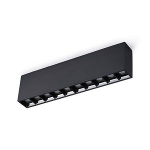 Foco lineal LED superficie color negro - 20W - UGR18 - CRI90 - Chip OSRAM (5)