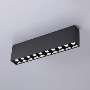 Foco lineal LED superficie color negro - 20W - UGR18 - CRI90 - Chip OSRAM (11)