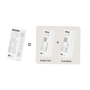 Controlador tira LED 2 en 1- Monocolor - Dual White - 12/24V DC - 2.4G - WiFi - MiBoxer - FUT035W+ (3)