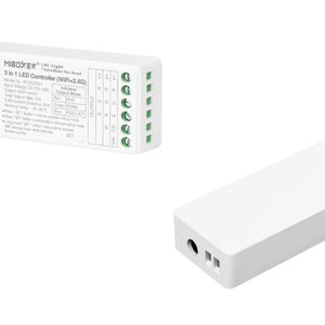 Controlador de tira LED 3 en 1- RGB- RGBW - RGB+CCT - 12/24V DC - 2.4G - WiFi - MiBoxer - FUT037W+ (1)