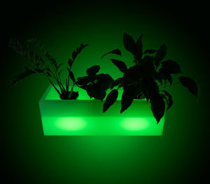 Macetero LED RGBW recargable - 12W - IP67 - Barcelona Led-Mobiliario