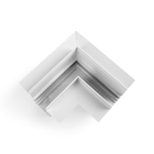 Unión en L para carriles magnéticos empotrables 20 mm - Horizontal (12)