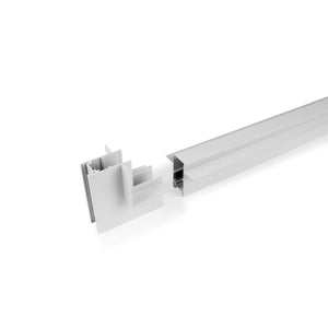 Unión en L para carriles magnéticos empotrables 20mm - Vertical - Barcelona Led-Accesorios