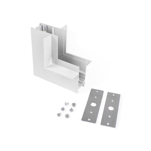 Unión en L para carriles magnéticos empotrables 20mm - Vertical - Barcelona Led-Accesorios
