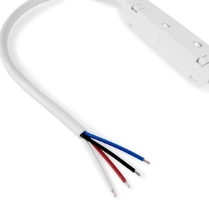 Conector de inicio con cable para carril magnético - 48V - Barcelona Led-Accesorios
