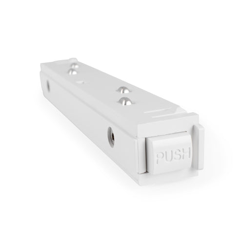 Straight connection connector for magnetic rails 20mm