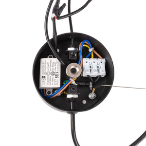 Lámpara colgante de diseño "Nébula" con enchufe e interruptor - 1x6W (11)