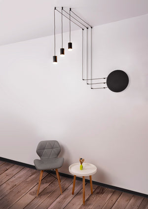 Lámpara colgante de diseño "Nébula" - 3x6W (5)