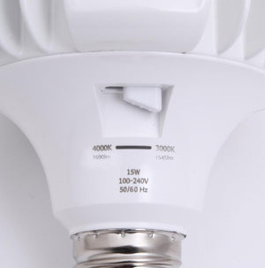 Bombilla LED E27 alta potencia -15W - CCT - Fumagalli - ø100mm (2)