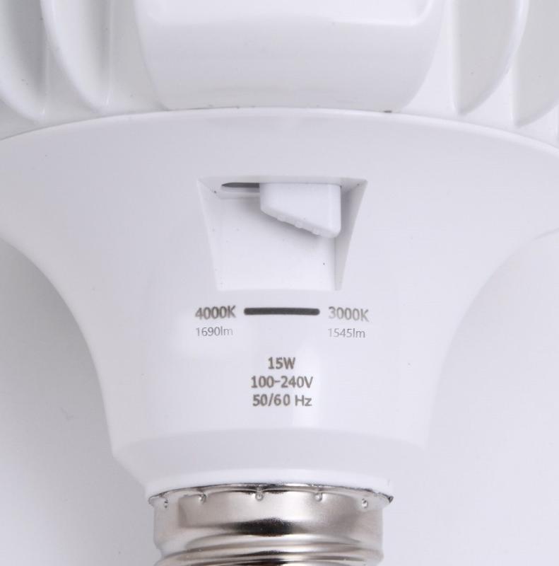 Bombilla LED E27 alta potencia -15W - CCT - Fumagalli - ø100mm (2)