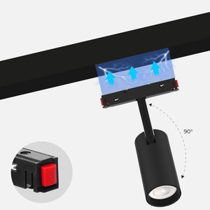 Foco LED para carril magnético RGB + CCT - 48V - 12W - Mi Light - Barcelona Led-