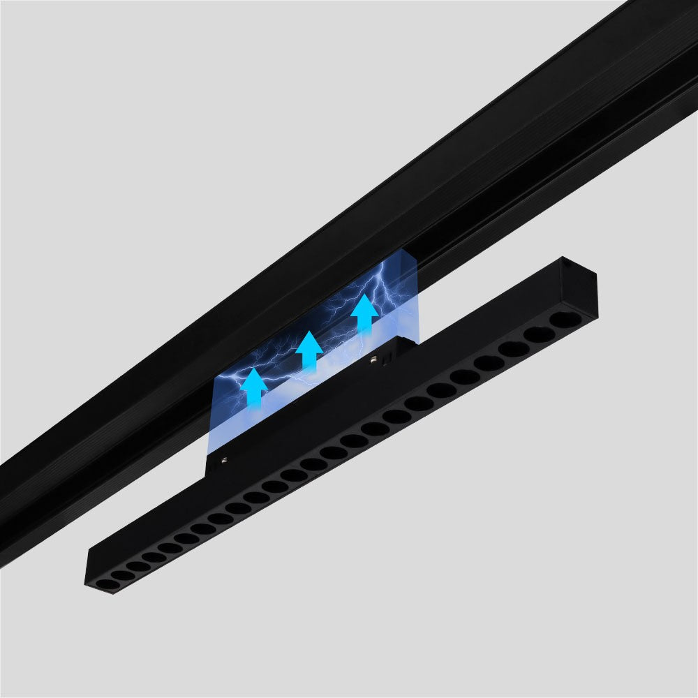 Luminaria lineal para carril magnético CCT - 20W - UGR18 - Mi Light (1)