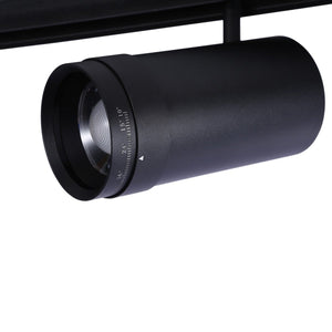 Foco LED para carril magnético con Zoom 10-55º - 48V - 25W - Barcelona Led-