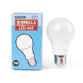 Pack x 10 - LED Bulb E27 A60 - 9W 3