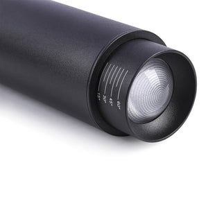 Foco LED de suspensión para carril magnético con ZOOM 15°-60° - 48V - 8W - UGR16 - CRI95 (8)
