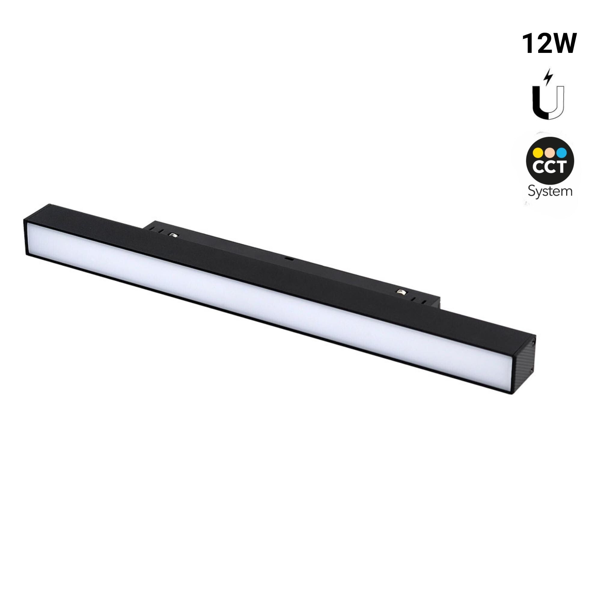 Luminaria lineal opal para carril magnético CCT - 12W - Mi Light
