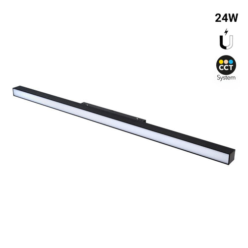 Opalowa liniowa magnetyczna oprawa szynowa CCT - 24W - Mi Light