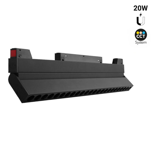 CCT Leuchte, magnetisches Schienensystem CCT 20W UGR18 MiLight