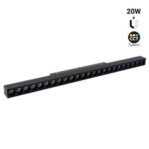 Luminaria lineal para carril magnético CCT - 20W - UGR18 - Mi Light - Barcelona Led-