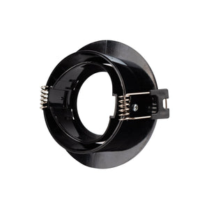 KIT Aro empotrable basculante Ø90mm + Bombilla GU10 6W + Portalámparas - Barcelona Led-