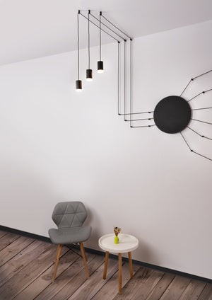 Lámpara colgante de diseño "Nébula" - 9x6W (12)