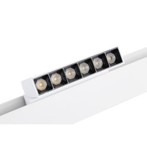 Luminaria lineal LED orientable para carril magnético 48V - 6W - UGR16 - Barcelona Led-