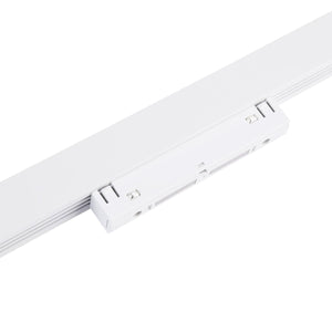 Luminaria lineal LED opal para carril magnético 48V - 20W - Barcelona Led-