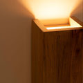 Bidirectional wall light wood
