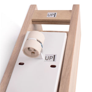 Aplique de pared bidireccional madera "Durga" - 2 x GU10 - Interior (18)
