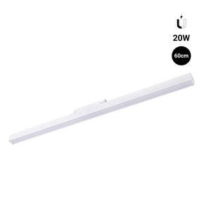 Luminaria lineal LED opal para carril magnético 48V - 20W - Barcelona Led-