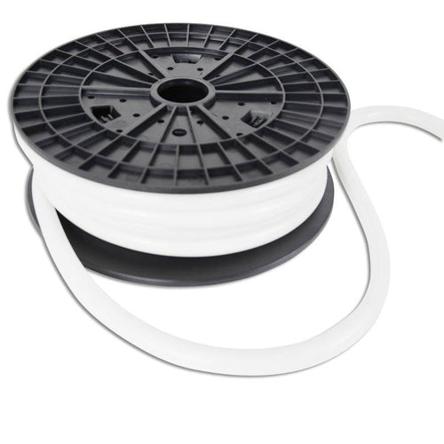 Neon LED flexível 24V DC - 12x12mm - 10 metros - Kit completo - 180 LED/m - 12W/m - IP65 - Curvatura vertical